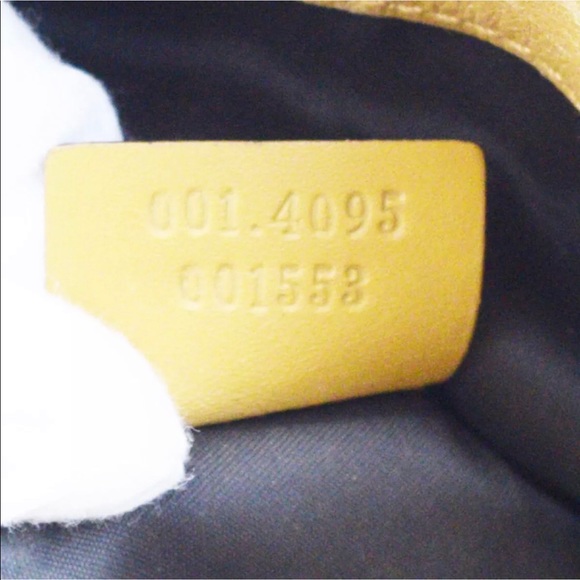 💖Gucci GG Shoulder Bag Bamboo Canvas Leather 2way - Picture 7 of 8